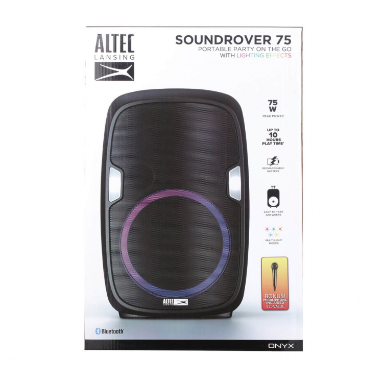 Altec Lansing Høyttaler Fest IMT8100 SoundRover 75 Svart Altec Lansing Høyttaler Fest IMT8100 SoundRover 75 Svart