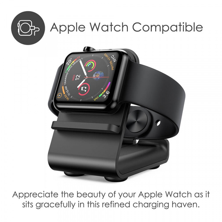 Desire2 Ladestativ Restore til Apple Watch Svart Desire2 Ladestativ Restore til Apple Watch Svart