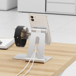 Desire2 Ladestativ Restore Pro til Apple Watch Sølv