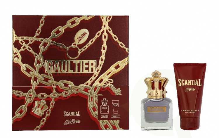 J.P. Gaultier Scandal Pour Homme Giftset 125 ml Edt Spray 50ml/Shower Gel 75ml