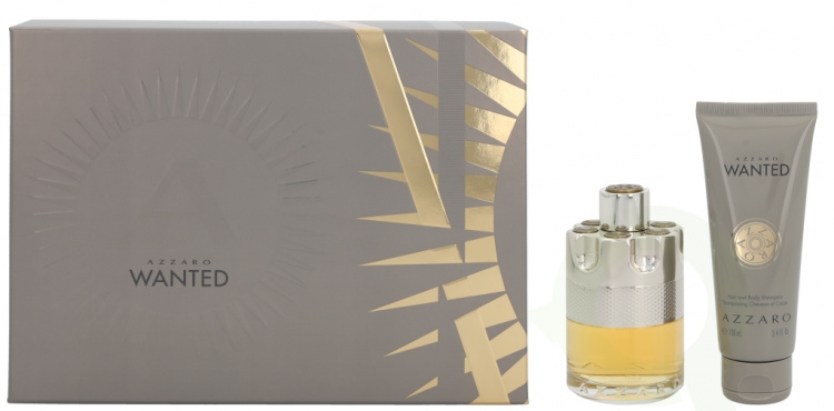 Azzaro Wanted Giftset 200 ml, Edt Spray 100 ml/Hair & Body Shampoo 100 ml
