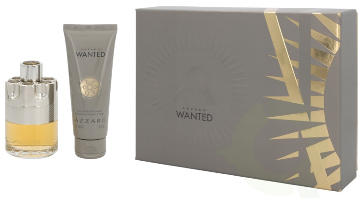 Azzaro Wanted Giftset 200 ml, Edt Spray 100 ml/Hair & Body Shampoo 100 ml