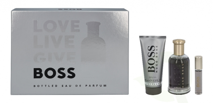 Hugo Boss Bottled Giftset 210 ml Edp Spray 100ml/Edp Spray 10ml/Shower Gel 100ml