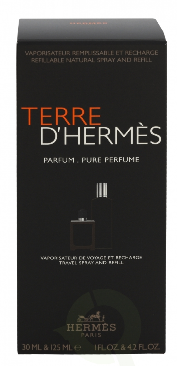 Hermes Terre D\'Hermes Giftset 155 ml Pure Perfume 30ml/Pure Perfume Refill 125ml