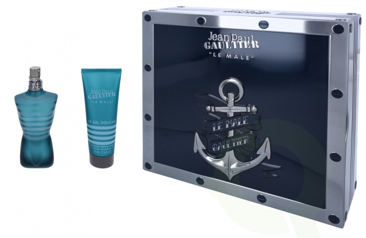 J.P. Gaultier Le Male Gavesett 150 ml Edt Spray 75ml/Shower Gel 75ml