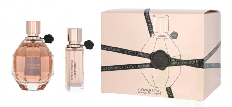 Viktor & Rolf Flowerbomb Gavesett 120 ml, Edp Spray 100ml/Edp Spray 20ml