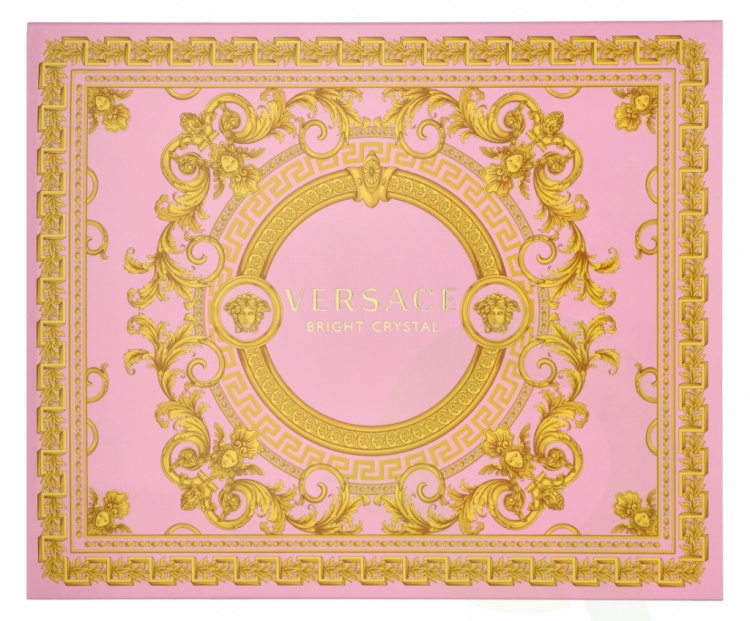 Versace Bright Crystal Giftset 150 ml, Edt Spray 50ml/Body Lotion 50ml/Shower Gel 50ml