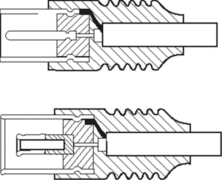 Goobay Antennekabel (koaksialplugg > koaksialstikkontakt 90° (helskjermet), 2,5 m