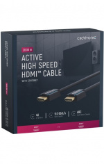 ClickTronic Aktiv høyhastighets HDMI™-kabel med Ethernet Premium-kabel | 1x HDMI™-kontakt >> 1x HDMI™-kontakt | 20,0 m | UHD 4K @ 60 Hz ClickTronic Aktiv høyhastighets HDMI™-kabel med Ethernet Premium-kabel | 1x HDMI™-kontakt >> 1x HDMI™-kontakt | 20,0 m | UHD 4K @ 60 Hz