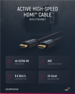 ClickTronic Aktiv høyhastighets HDMI™-kabel med Ethernet Premium-kabel | 1x HDMI™-kontakt >> 1x HDMI™-kontakt | 20,0 m | UHD 4K @ 60 Hz ClickTronic Aktiv høyhastighets HDMI™-kabel med Ethernet Premium-kabel | 1x HDMI™-kontakt >> 1x HDMI™-kontakt | 20,0 m | UHD 4K @ 60 Hz