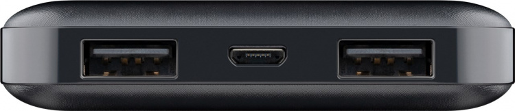 Goobay Powerbank Slimline 10.000 mAh kraftig 10.000 mAh i en praktisk og kompakt design med statusdisplay