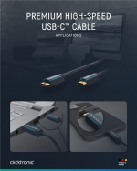 ClickTronic USB-C™ 3.2 Gen 1-kabel Premium-kabel | USB-C™-kontakt USB-C™-kontakt | 2,0 m | 5 Gbit/s