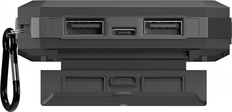 Goobay Outdoor powerbank 8.0 (8.000 mAh) er perfekt for utendørsopplevelser takket være robust design, solcellepanel og lommelyktfunksjon