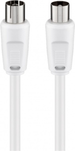 Goobay Antennekabel (80 dB), dobbeltskjermet koaksialplugg > koaksialplugg (helskjermet), 3,5 m