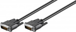 Goobay DVI-D Full HD-kabel Dual Link, nikkel DVI-D-kontakt Dual Link (24+1 pin) > DVI-D-kontakt Dual Link (24+1 pin), 2 m
