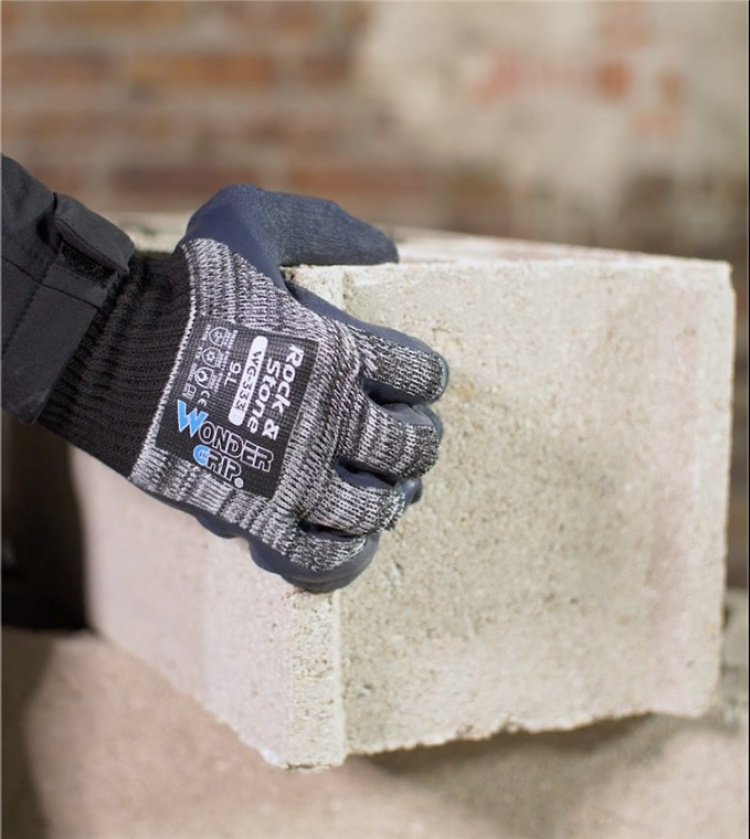 Wonder Grip WG-333 Hage- og landskapsarbeid, byggeplass, landbruk, veiarbeid, avfallshåndtering, Størrelse: M/8