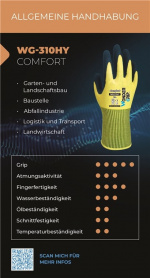 Wonder Grip WG-310HY Hage- og landskapsarbeid, Byggeplass, Landbruk, Avfallsbransjen, Logistikk og transport, Størrelse: M/8 Wonder Grip WG-310HY Hage- og landskapsarbeid, Byggeplass, Landbruk, Avfallsbransjen, Logistikk og transport, Størrelse: M/8