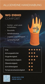 Wonder Grip WG-310HO Hage- og landskapsarbeid, Byggeplass, Landbruk, Avfallsbransjen, Logistikk og transport, Størrelse: M/8