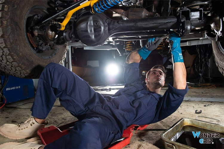 Wonder Grip WG-528L Bilverksted, industrielt vedlikehold, byggeplass, landbruk, renseanlegg, Størrelse: S/7