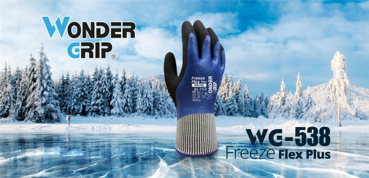 Wonder Grip WG-538 Byggeplass, Landbruk, Avfallsindustri, Kjøletransport, Vintertjenester, Størrelse: M/8