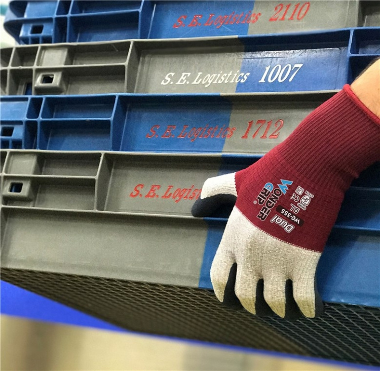 Wonder Grip WG-355 Bilverksted, montering, byggeplass, landbruk, logistikk og transport, Størrelse: M/8