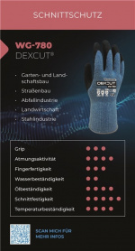 Wonder Grip WG-780 Gartneri og landskapsarbeid, landbruk, veiarbeid, stålindustri, avfallsindustri, Størrelse: L/9