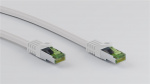 Goobay GHMT-sertifisert CAT 8.1 patchkabel, S/FTP (PiMF), hvit kobberleder, LSZH halogenfri kabelkappe, 3 m Goobay GHMT-sertifisert CAT 8.1 patchkabel, S/FTP (PiMF), hvit kobberleder, LSZH halogenfri kabelkappe, 3 m