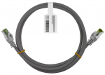 Goobay RJ45-koblingskabel med CAT 8.1 S/FTP-råkabel, AWG 26, grå kobberleder, LSZH halogenfri kabelkappe, RJ45-kontakt (CAT 6A), 10 m Goobay RJ45-koblingskabel med CAT 8.1 S/FTP-råkabel, AWG 26, grå kobberleder, LSZH halogenfri kabelkappe, RJ45-kontakt (CAT 6A), 10 m