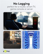 Goobay RJ45-koblingskabel med CAT 8.1 S/FTP-råkabel, AWG 26, grå kobberleder, LSZH halogenfri kabelkappe, RJ45-kontakt (CAT 6A), 20 m Goobay RJ45-koblingskabel med CAT 8.1 S/FTP-råkabel, AWG 26, grå kobberleder, LSZH halogenfri kabelkappe, RJ45-kontakt (CAT 6A), 20 m