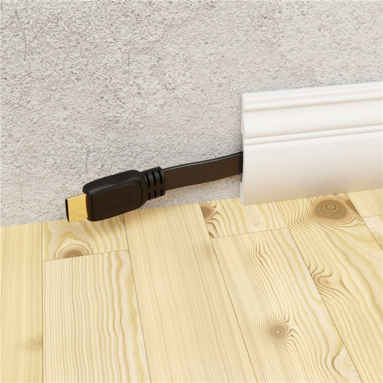 Goobay Høyhastighets HDMI™-kabel Slim med Ethernet HDMI™-kontakt (type A) > HDMI™-kontakt (type A), 2 m