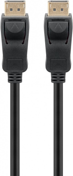 Goobay DisplayPort™-tilkoblingskabel 2.1, Displayport™-plugg > Displayport™-plugg, 5 m