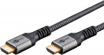Goobay HDMI™ Ultra High Speed-kabel, 3 m, Sharkskin Grey HDMI™-kontakt (type A) > HDMI™-kontakt (type A)