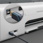 ClickTronic Adapterkabel fra USB-A til USB-B 2.0 Premium-kabel | USB A-kontakt USB B 2.0-kontakt | 3,0 m | 480 Mbit/s ClickTronic Adapterkabel fra USB-A til USB-B 2.0 Premium-kabel | USB A-kontakt USB B 2.0-kontakt | 3,0 m | 480 Mbit/s