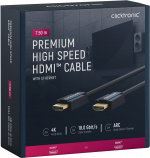 ClickTronic Høyhastighets HDMI™-kabel med Ethernet Premium-kabel | 1x HDMI™-kontakt 1x HDMI™-kontakt | 7,5 m | UHD 4K @ 60 Hz