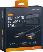 ClickTronic Adapterkabel fra DVI til HDMI™ Premium-kabel | 1x DVI-D-kontakt 1x HDMI™-kontakt | 7,5 m | WQXGA @ 60 Hz ClickTronic Adapterkabel fra DVI til HDMI™ Premium-kabel | 1x DVI-D-kontakt 1x HDMI™-kontakt | 7,5 m | WQXGA @ 60 Hz