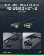 ClickTronic VGA-kabel Premium-kabel | 1x VGA-kontakt 1x VGA-kontakt | 3,0 m | SXGA @ 75 Hz ClickTronic VGA-kabel Premium-kabel | 1x VGA-kontakt 1x VGA-kontakt | 3,0 m | SXGA @ 75 Hz