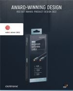 ClickTronic Koaksialkabel Premium-kabel | Koaksialkontakt Koaksialkobling | 2,0 m | > 95 dB