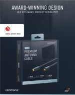 ClickTronic Koaksialkabel Premium-kabel | Koaksialkontakt Koaksialkobling | 10,0 m | > 95 dB ClickTronic Koaksialkabel Premium-kabel | Koaksialkontakt Koaksialkobling | 10,0 m | > 95 dB