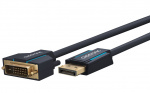 ClickTronic Adapterkabel for aktiv DisplayPort™ til DVI-D Premium-kabel | 1x DisplayPort™-kontakt >> 1x DVI-D-kontakt | 2,0 m | WUXGA @ 60 Hz ClickTronic Adapterkabel for aktiv DisplayPort™ til DVI-D Premium-kabel | 1x DisplayPort™-kontakt >> 1x DVI-D-kontakt | 2,0 m | WUXGA @ 60 Hz