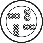 Goobay CAT 6 patchkabel, U/UTP, hvit CCA-kobberforbindelse for SOHO-bruk, AWG 23/1 (solid), PVC, 305 m