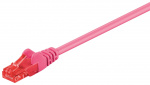 Goobay CAT 6 patchkabel, U/UTP, magenta kobberbelagt aluminiumtråd (CCA), 5 m