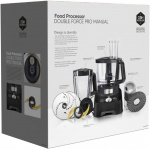 OBH Nordica Double Force Pro manuell multifunksjonsmaskin, svart