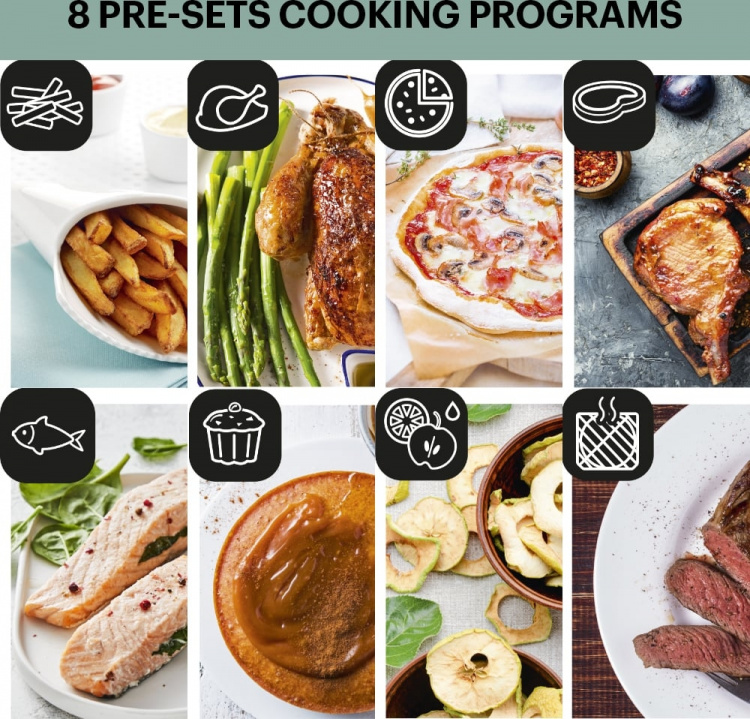 OBH Nordica Easy Fry Oven & Grill 9-i-1 - frityrgryte, 11 L OBH Nordica Easy Fry Oven & Grill 9-i-1 - frityrgryte, 11 L