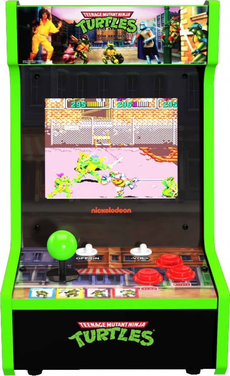 Arcade1Up Mini Teenage Mutant Ninja Turtles-spillskap