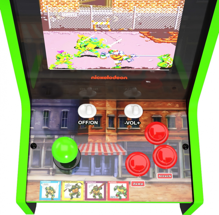 Arcade1Up Mini Teenage Mutant Ninja Turtles-spillskap