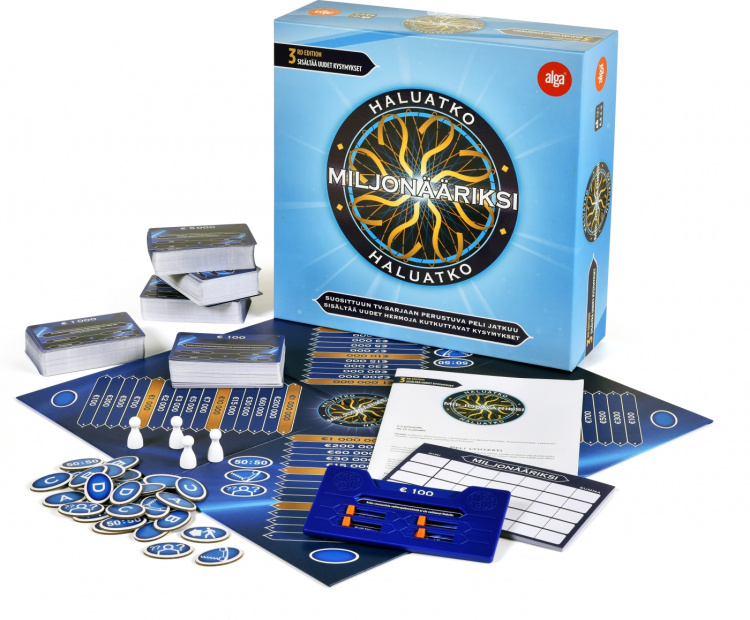 Alga Vil du bli millionær 3. utgave brettspill Alga Vil du bli millionær 3. utgave brettspill