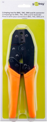 Goobay Crimptang for BNC-, TNC-, SMA- og N-kontakter som passer til koaksialkabler RG-58, RG-59, RG-62, RG-140, RG-141, RG-142, RG-210, RG-223, RG-303 og RG-400