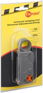 Fixpoint Kabelskreller med 2 skjæreblad skrellelengde: min. 4 mm, 6 mm, 8 mm og maks. 12 mm