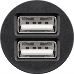 Goobay Dobbel USB-billader (12 W) 12 W maks. 2,4 A (12/24 V) 2x USB