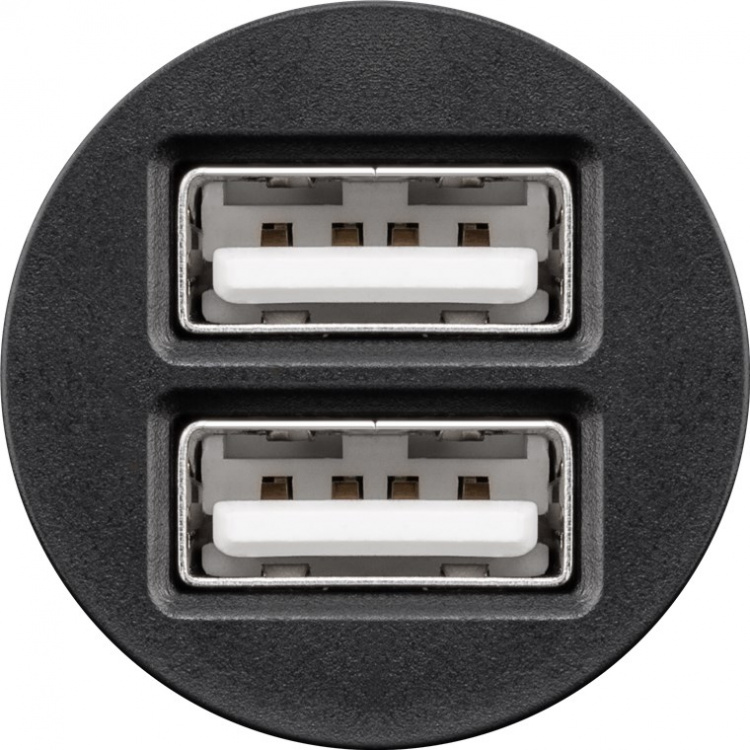 Goobay Dobbel USB-billader (12 W) 12 W maks. 2,4 A (12/24 V) 2x USB